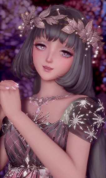 Pink Purple Dress image