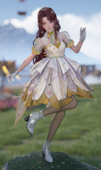 Magical Fireworks Girl image