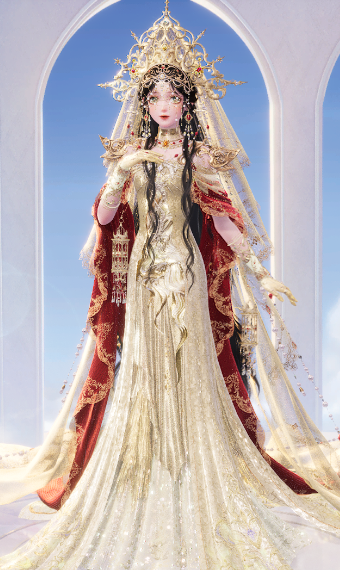 Golden priestess image