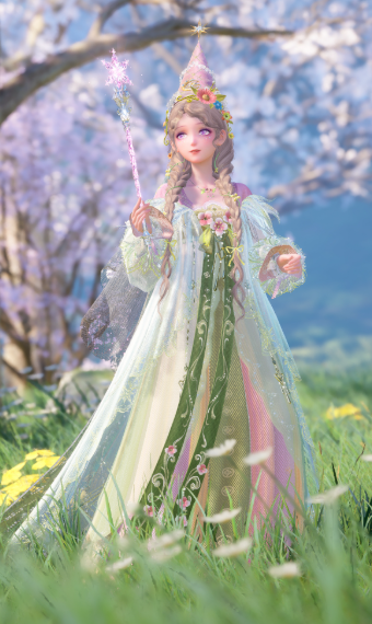 Peach Petal Shower image