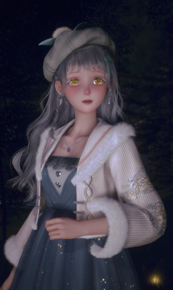 blue fluff image