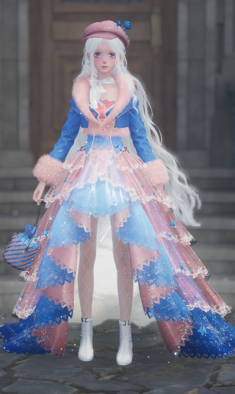Outfit insipred by the transflag image