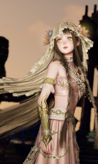 Flower Beneath the Golden Dawn image