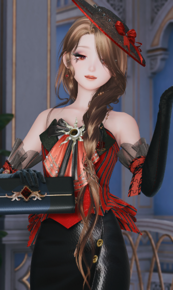 Crimson socialite image