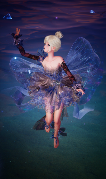 Midnight Gold-Flecked Fairy image