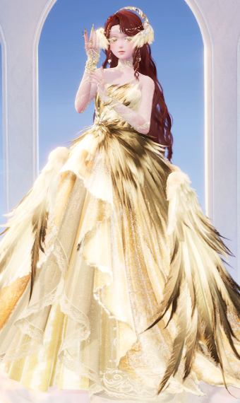 Golden feathers image