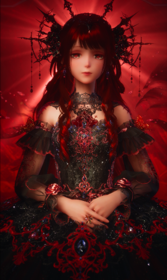 Carmine Gothic Ballerina image