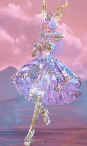 pink diamond & gold image