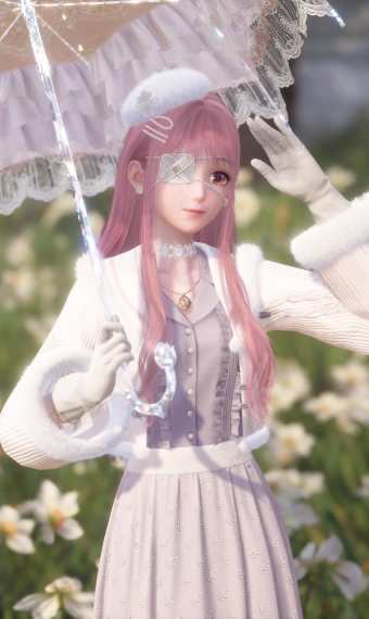 pink parasol image