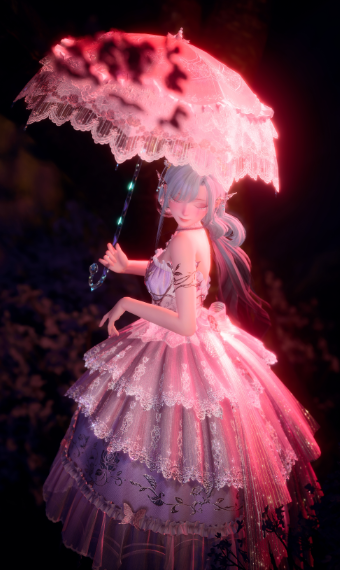pink forest image