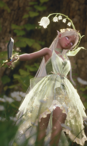 Elven Protector of the Whispering Woods image