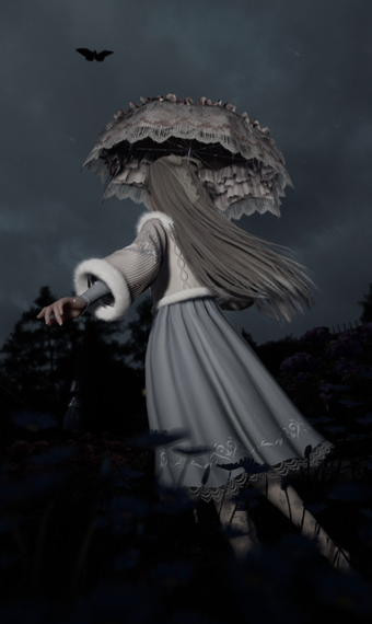 Vampire Girl Droplets image