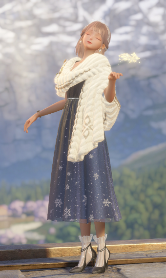 The Elegant Librarian in Midnight Blue image