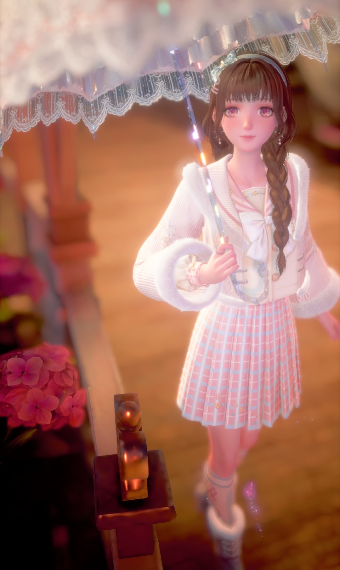 Pink Plaid Gal image